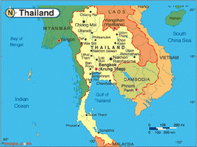 Bản đồ Thái Lan