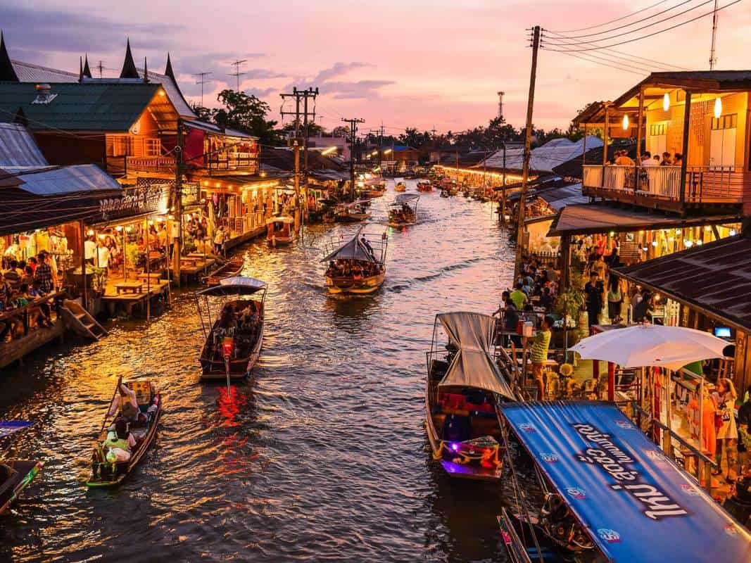 chợ nổi 4 miền Pattaya