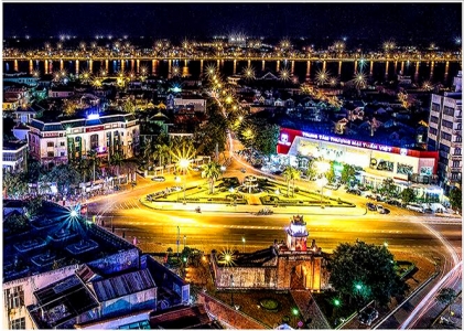 Thành phố Đồng Hới về đêm