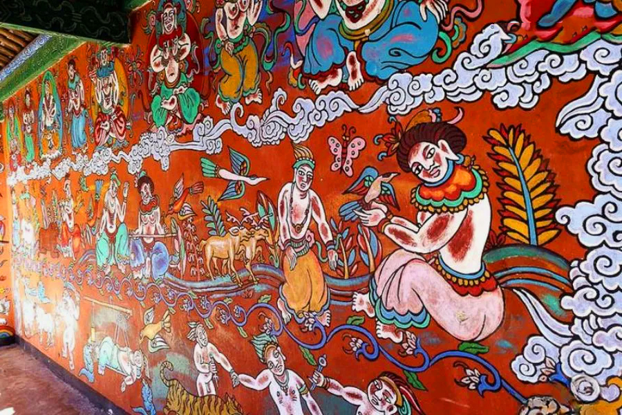 Bức tranh tường Dongba